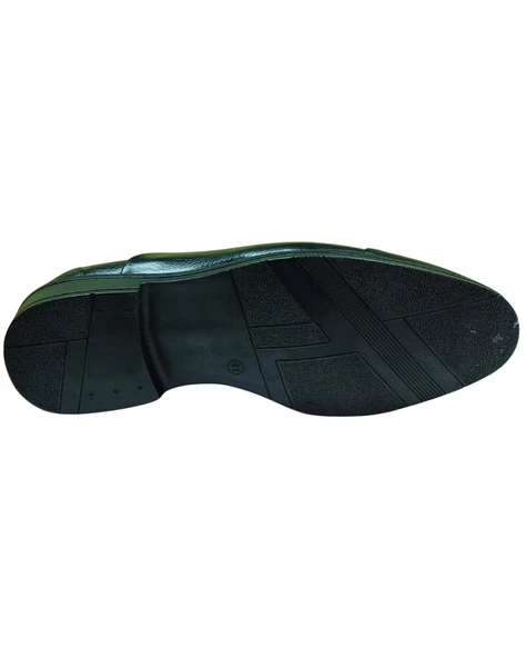 Nevzat Öge 088-Poli Erkek Siyah (40-44) Deri Klasik Ayakkabı - 4