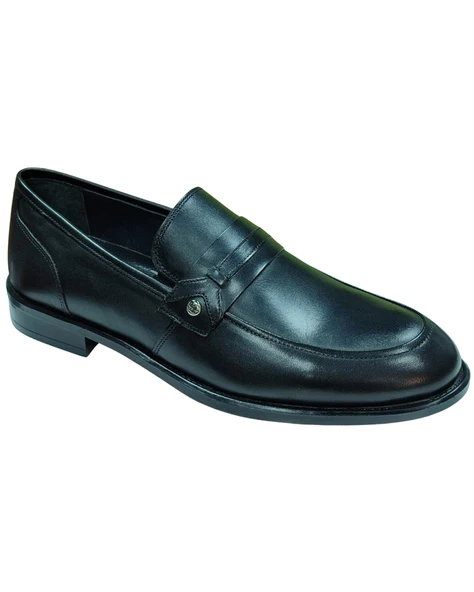 Nevzat Öge 0114-Neolit Erkek Siyah (40-44) Deri Klasik Ayakkabı - 2