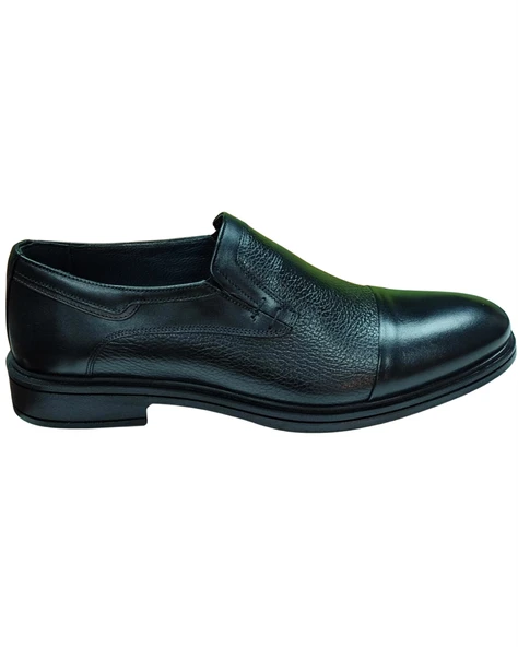 Nevzat Öge 098-Poli Erkek Siyah (40-44) Deri Klasik Ayakkabı