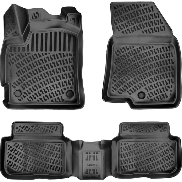 Renault Taliant 2021 Sonrası 3D Araca Özel Havuzlu Paspas