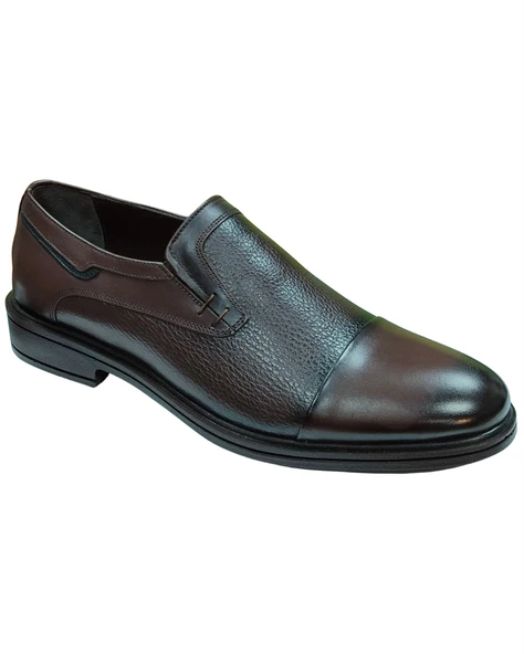 Nevzat Öge 098-Poli Erkek Kahve (40-44) Deri Klasik Ayakkabı - 2