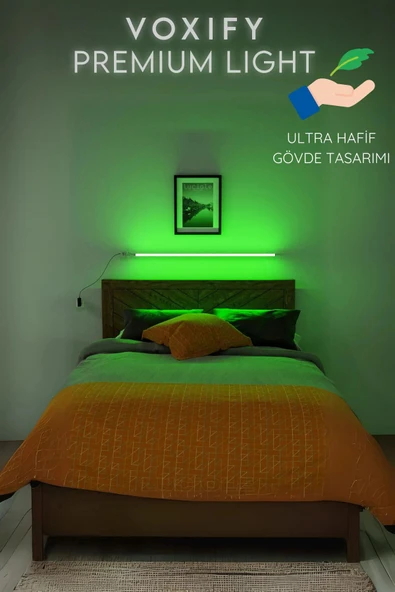 Voxify Uzaktan Kumandalı Çok Renkli RGB Led Lamba & Lambader Yatak Üstü - Tv Yanı - Oturma Odası , Ambiyans - 3