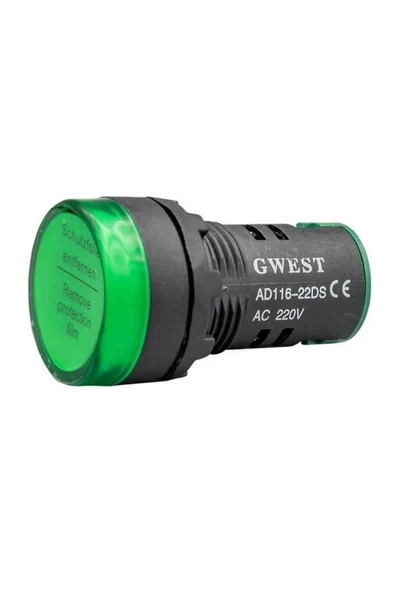 Led Sinyal 22mm 220v Yeşil ürün görseli