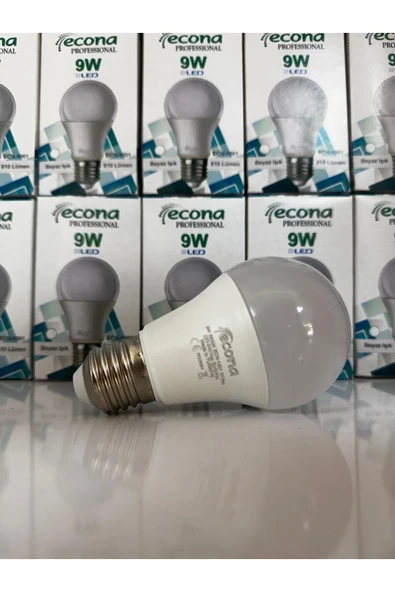 ECONA led ampul 9watt beyaz ışık 6500k - 2