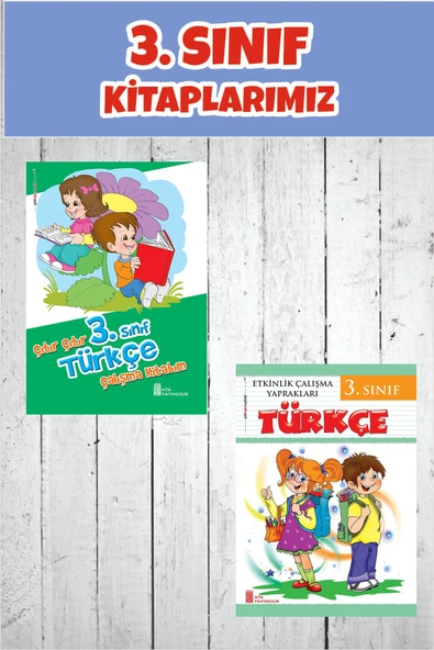 3.Sınıf Türkçe Çalışma Kitabım+Etkinlik Çalışma Yaprakları ürün görseli 1