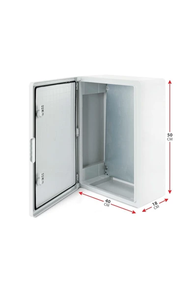 Abs Plastik Elektrik Panosu (40X50X18 CM) opak kapak - 3