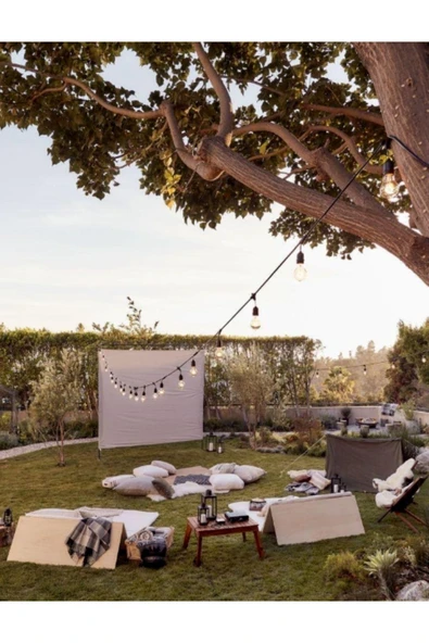 ECONA 10 Metre 20 Duylu Organizasyon Ve Bahçe Sıralı Zincir Aydınlatma Ampülsüz - 6