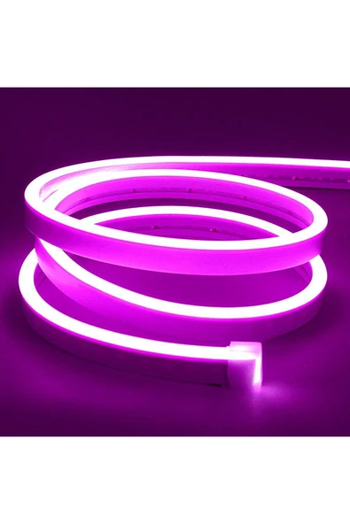 ECONA NEON LED PEMBE RENK 12 VOLT 5 METRE - 2
