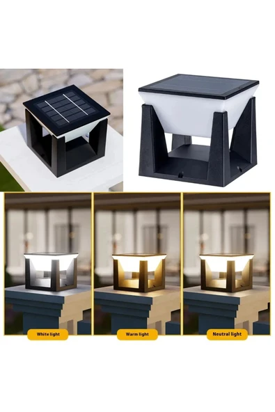 ADAL Küp Solar Led Set Üstü 30W Güneş Enerjili KUMANDALI - 3