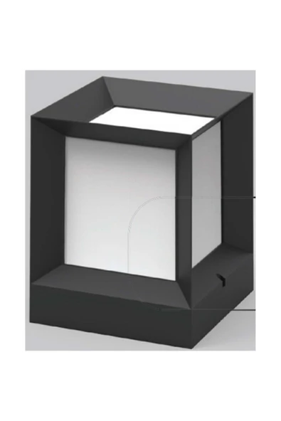 Bahçe Aydınlatma Armatürü, Kare Küp Armatür, Bahçe Duvar Armatürü, Set Üstü Armatür - 1