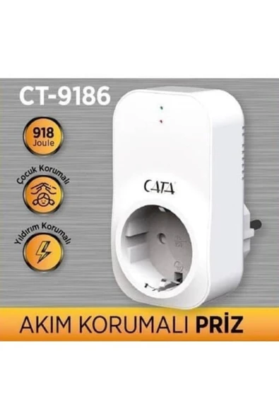 Cata Ct 9186 Akım Korumalı Priz Ct 9186 - 2
