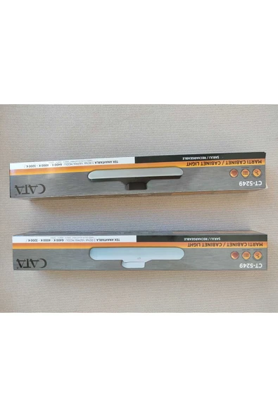 Cata Martı Ledli Aplik USB Şarjlı Kablosuz Mıknatıslı - 3 Renk Dokunmatik Lamba - 7