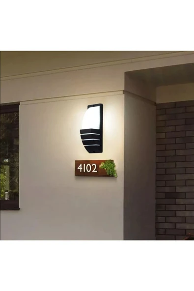ECONA 24 Watt Dış Ve Iç Mekan Uyumlu Panjurlu Ledli Aplik Günışığı - 8