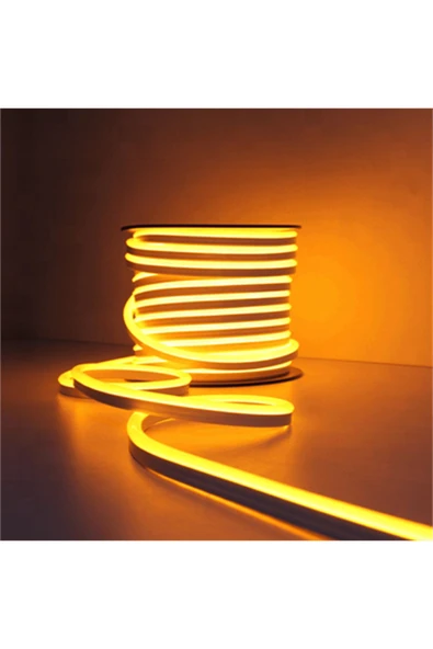 ECONA Neon Esnek Şerit Led 2 Metre 220 Volt Fiş Gün Işığı - 1