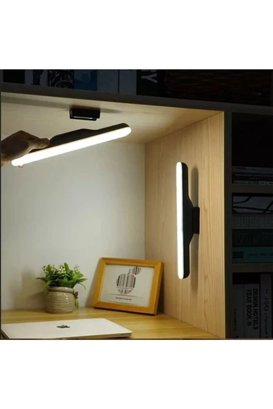 Cata Ton Ayarlı 3 Renk ,siyah Kasa Dokunmatik, 1800mah Şarjlı, Mıknatıslı, Masa,dolap, Vb Led Işık - 5