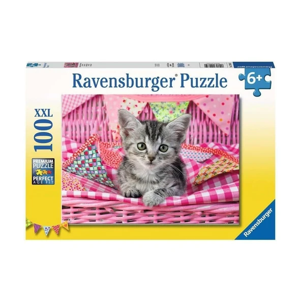 129850 Cute Kitty 100 parça XXL Ravensburger Puzzle - 1