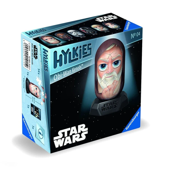 010159 Hylkies Star Wars - Obi Wan Kenobi 54 parça Puzzle - No:04 - Ravensburger - 3