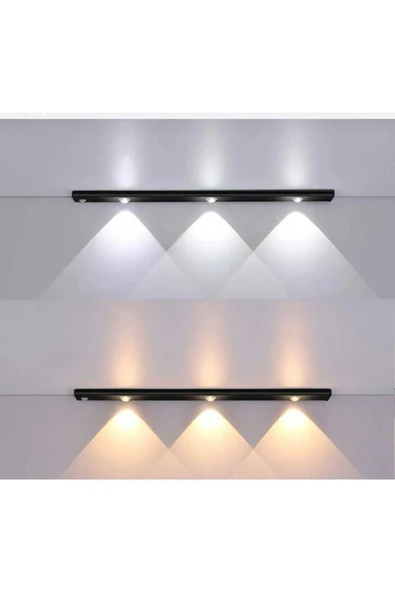 ECONA Mutfak Tezgah Altı Dekoratif Şarjlı Led Aydınlatma Armatür 40 Cm Otomatik Harekete