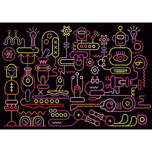 20518 Robot Atölyesi 1000 Parça Puzzle -KS Puzzle - 2