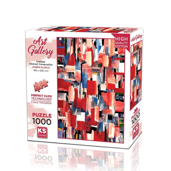 20664 Untitled Abstract Composition 1000 Parça Puzzle - 1