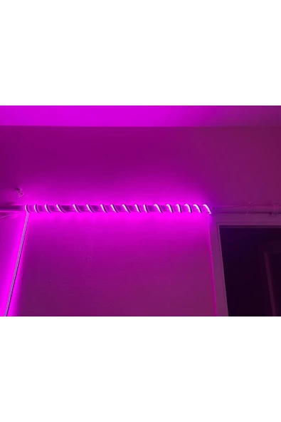 Adal Pembe Renk 12v Neon Led (5 METRE) - Resim 2