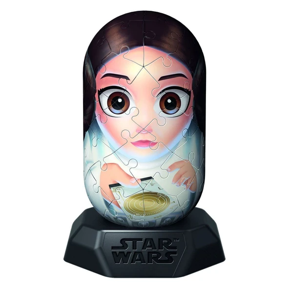 010142 Hylkies Star Wars - Prenses Leia 54 parça Puzzle - No:03 - Ravensburger - 2