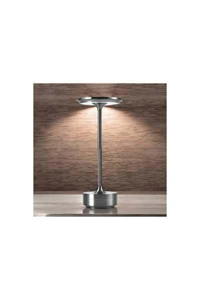 Cata CT-8438 Toronto Şarjlı 3 Renk Dokunmatik Masa Lambası Silver - 3