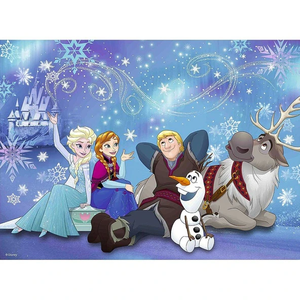 109111 Frozen II Ice Magic 100 parça XXL Ravensburger Puzzle - 4