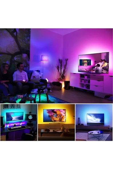 Cata Televizyon Arkası RGB Şerit Led Seti ( USB ) CT-4566 12v - 2