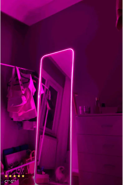 Pembe Renk 12v Neon Led (5 METRE) - Resim 2