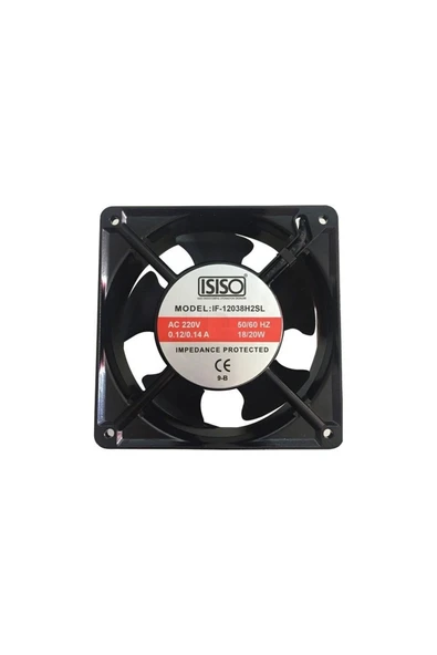 ISISO Isıso Devirli Aksial Metal Fan 12x12x38 - 3