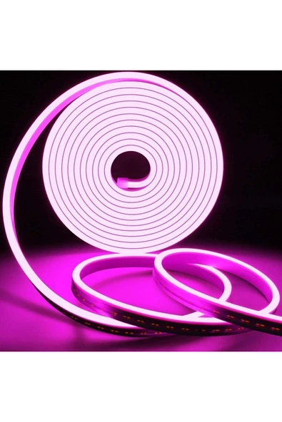 ECONA NEON LED PEMBE RENK 12 VOLT 5 METRE - 3