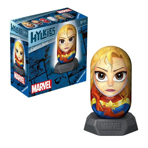 011569 Hylkies Marvel - Captain Marvel 54 parça Puzzle - No:07 - Ravensburger - 1