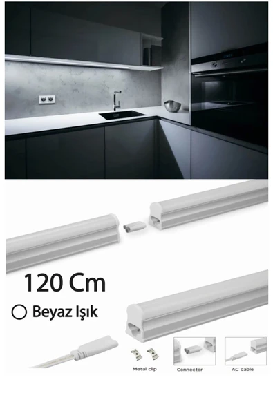 Cata Mutfak Tezgah Altı Aydınlatma Beyaz 20w 120cm