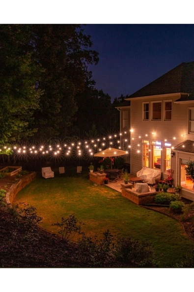 ECONA 10 Metre 20 Duylu Organizasyon Ve Bahçe Sıralı Zincir Aydınlatma Ampülsüz - 7