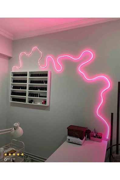 Adal Pembe Renk 12v Neon Led (5 METRE) - Resim 5