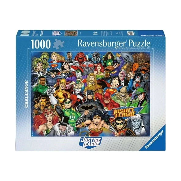 120005650 DC Rekabet 1000 parça Ravensburger Puzzle - 1