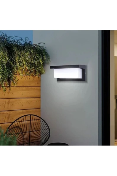 sekizgen led SEKİZGEN LED LEYLA APLİK 18 WATT GÜNIŞIĞI DIŞ VE İÇ MEKAN UYUMLU APLİK