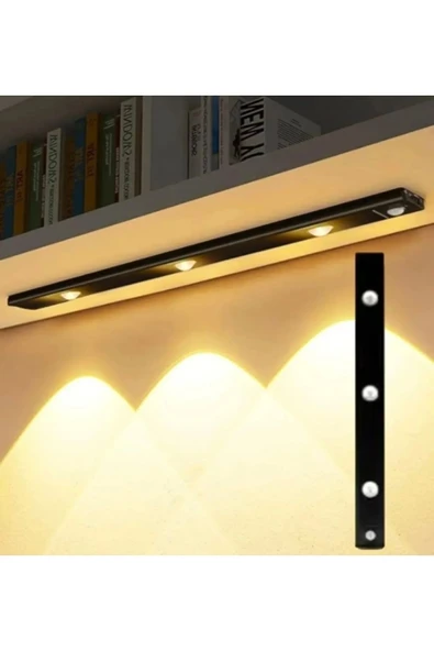 ECONA Mutfak Tezgah Altı Dekoratif Şarjlı Led Aydınlatma Armatür 40 Cm Otomatik Harekete - 2