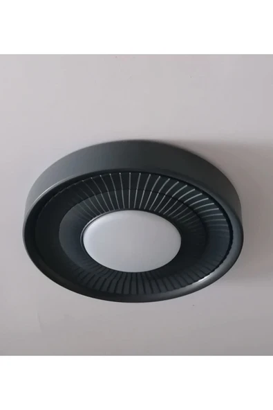 ECONA Full Reyon 20 W Siyah Gövde Dekoratif Tavan Ve Duvar Armatürü Günışığı Sıva Üstü - 2