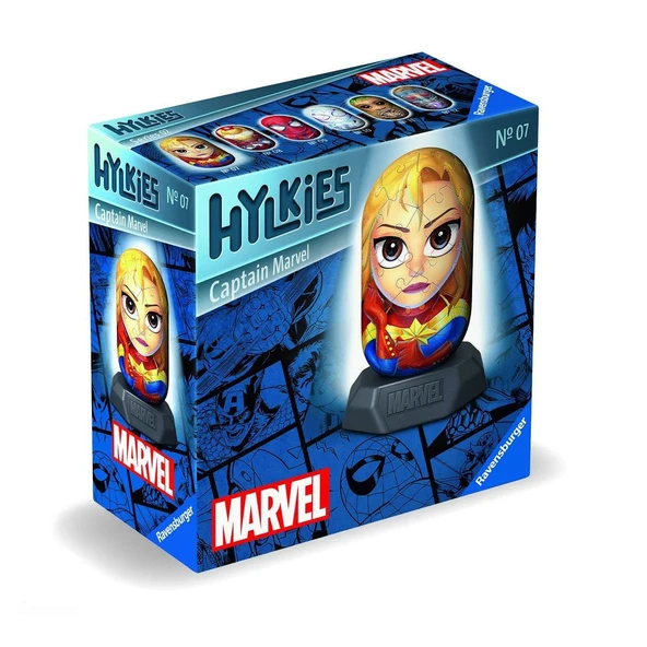 011569 Hylkies Marvel - Captain Marvel 54 parça Puzzle - No:07 - Ravensburger - 3