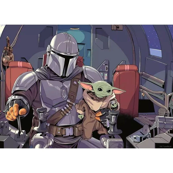 120005124 Star Wars:The Mandalorian 1000 parça Ravensburger Puzzle - 2