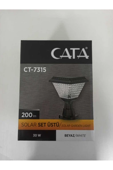 Cata 30w 4000 Kelvin Solar Set Üstü Bahçe Armatür Ct-7315 - 2