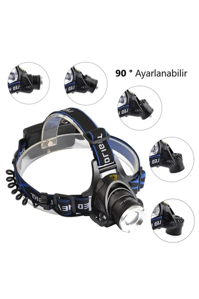 Cata 5 W 3 Modlu Şarjlı Dimlenebilir Poyraz Kafa Lambası - CT-9123 - 5