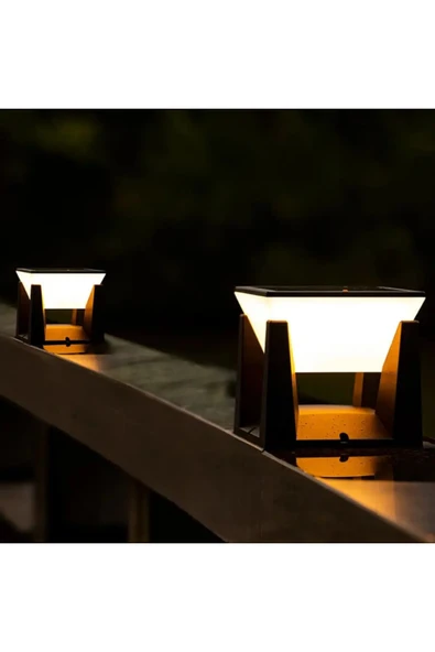 ADAL Küp Solar Led Set Üstü 30W Güneş Enerjili KUMANDALI - 1