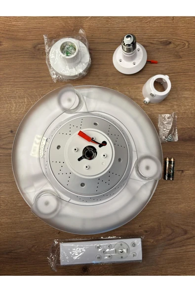 Cata Dolunay 3 Renk Yanma Modlu Kumandalı Dimlenebilir Fan Led Ampul Aydınlatma Ct-1156 - 4