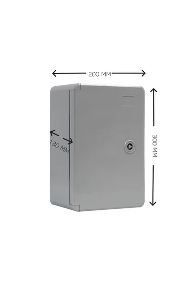 Akiş 200 X 300 X 130 Opak Kapaklı Abs Elektrik Dağıtım Panosu Ip65 - 3