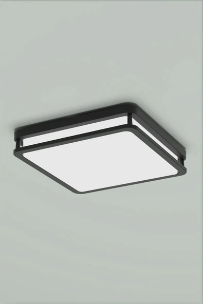 ECONA Sıva Üstü Led Armatür, Banyo, Balkon, Salon Tavan Ve Duvar Armatürü 24wat Beyaz - 2