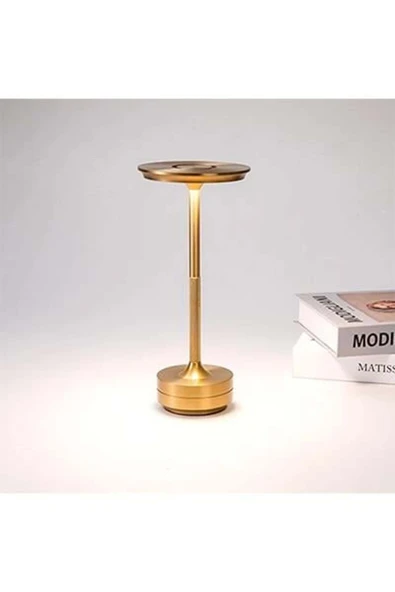 Cata Ct-8438 Toronto Şarjlı 3 Renk Dokunmatik Masa Lambası Gold - 2