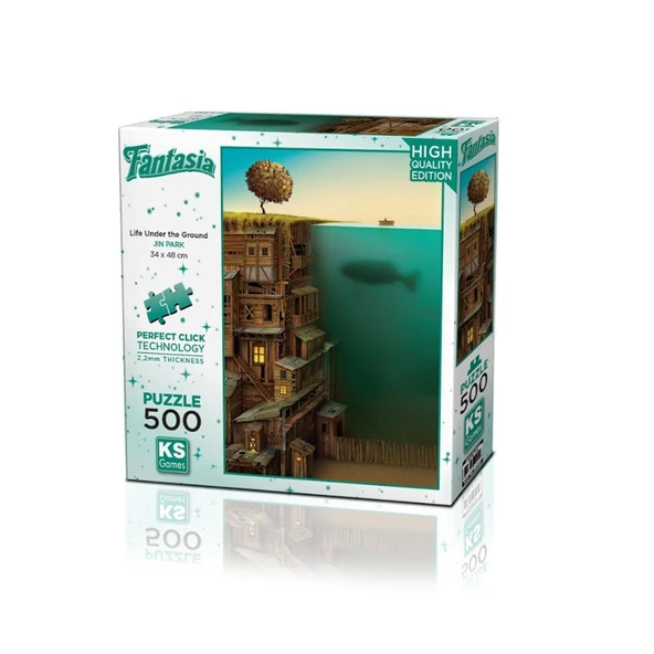 20045 Yer Altında Yaşam 500 Parça Puzzle -KS Puzzle - 1